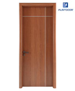 LA101 - Cửa gỗ nhựa composite Austdoor Chỉ sơn giao thoa