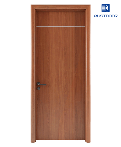 LA101 – Cửa gỗ nhựa composite Austdoor Chỉ sơn giao thoa