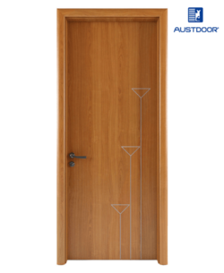 LA104 - Cửa gỗ nhựa composite Austdoor chỉ sơn nhịp điệu