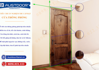 Tiêu chuẩn lắp đặt cửa thông phòng - Cửa gỗ Huge