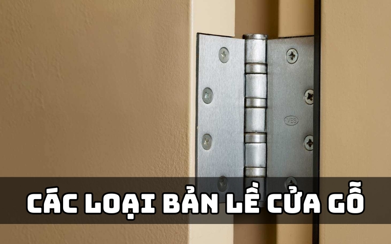 các loại bản lề cửa gỗ