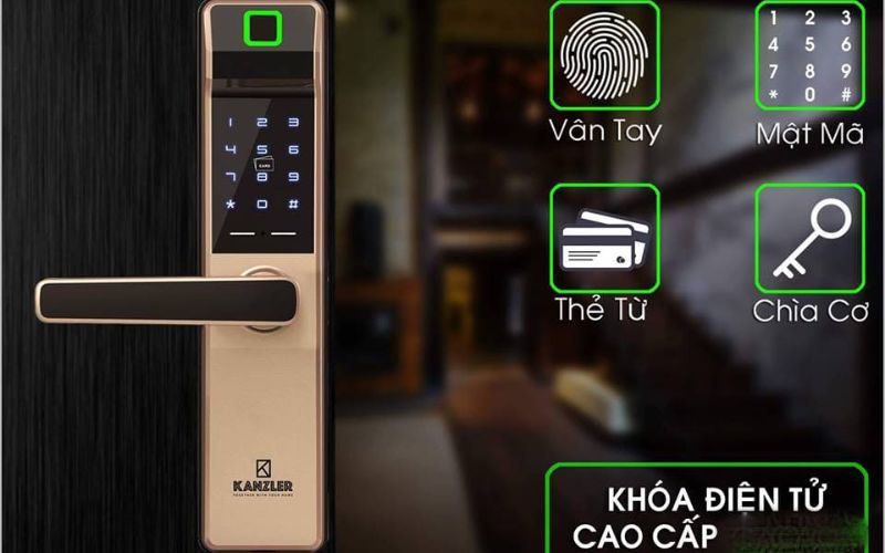 lợi ích khi sử dụng khóa cửa điện tử