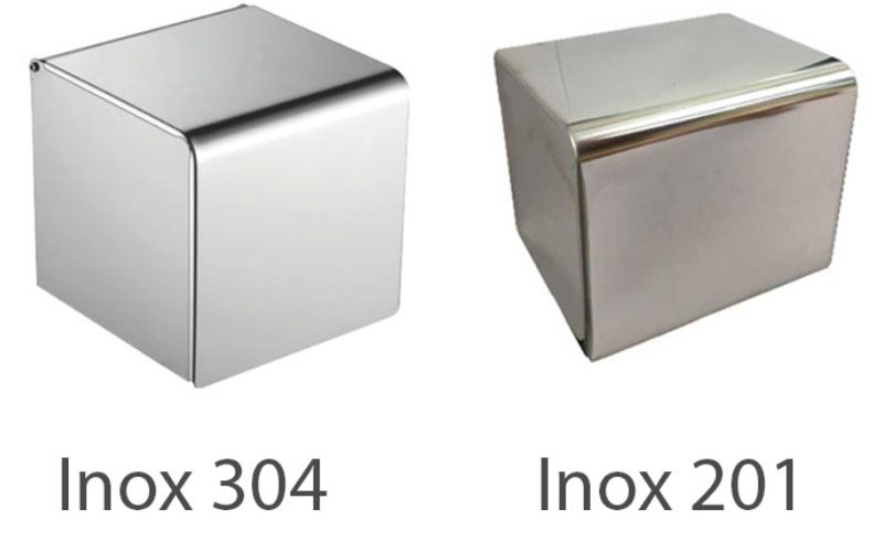 Phân biệt inox 304 và 201 bằng mắt thường