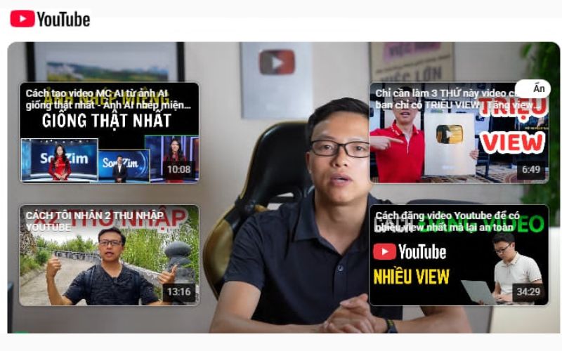 tạo liên kết giữa các video