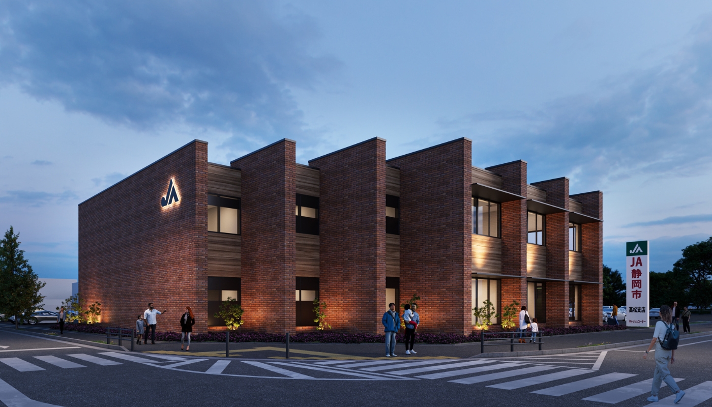 高層ビル向け3DCGレンダリングサービス