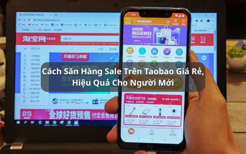 cách săn hàng sale trên taobao